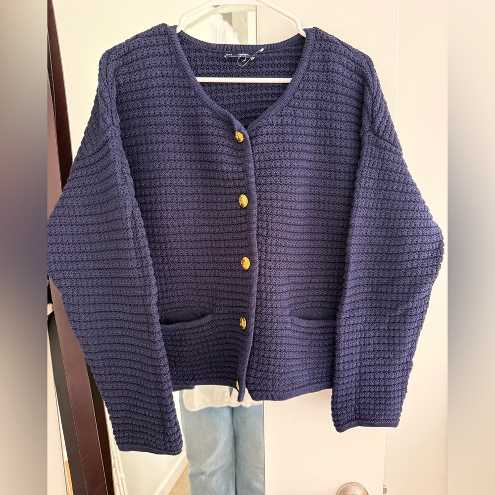 GAP Navy Sweater Cardigan